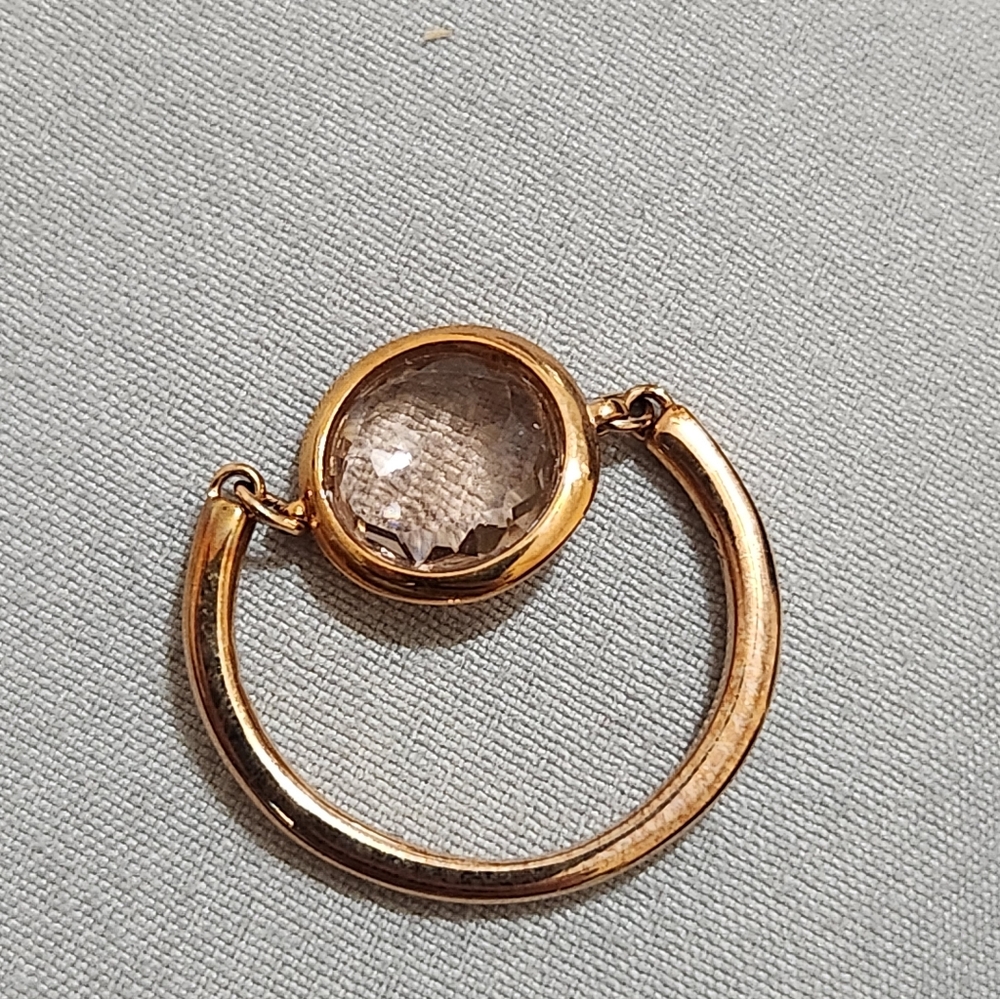 Swarovski Tahlia Ring Round Cut Pink Rose Gold Tone Plated - Picture 9 of 12